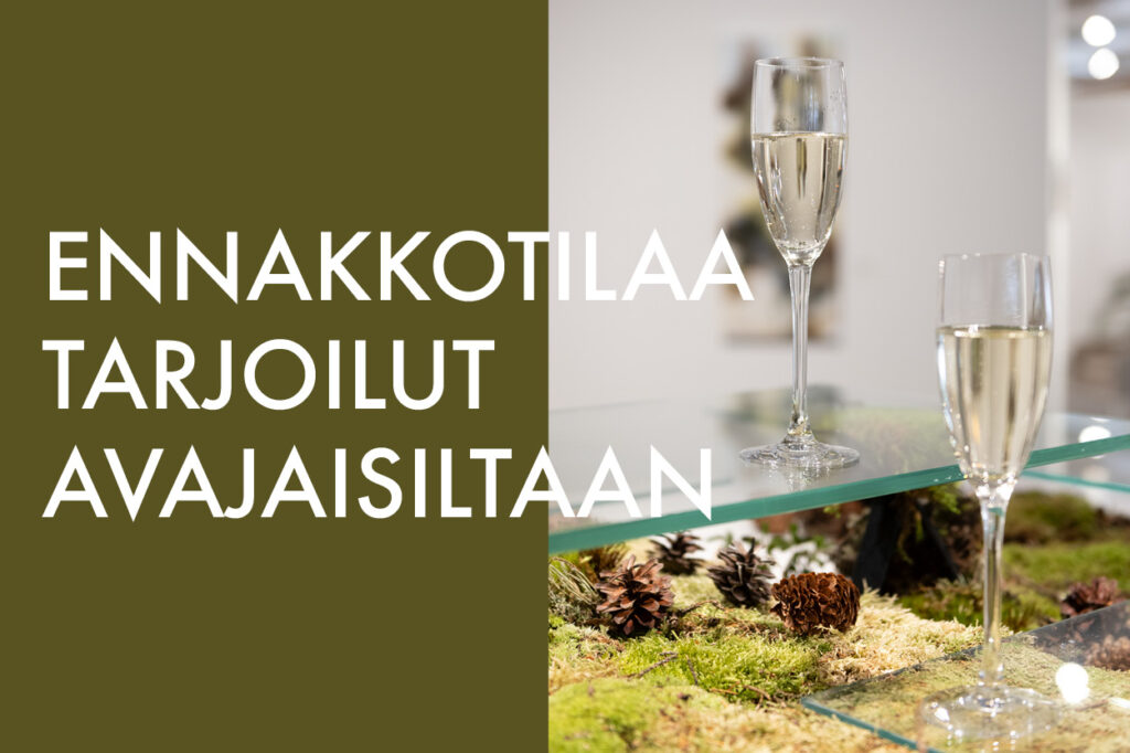 Samppanjalasit avajaisissa