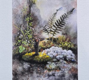 Mikroskooppimaailman matkailija, E.V.U. Fine Art Print