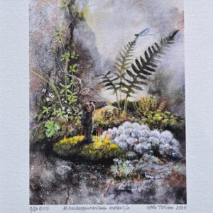 Mikroskooppimaailman matkailija, E.V.U. Fine Art Print