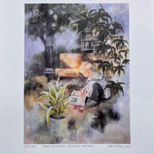 Ikkuna kasvitieteen kiehtovaan maailmaan, E.V.U. Fine Art Print