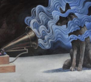Howling wolf