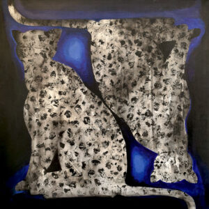 Taiteellinen maalaus kahdesta leopardikuvioidusta eläimestä