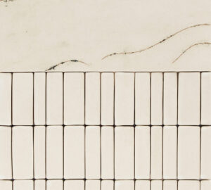 Abstrakti valkoinen seinäkuvio ja suorat viivat