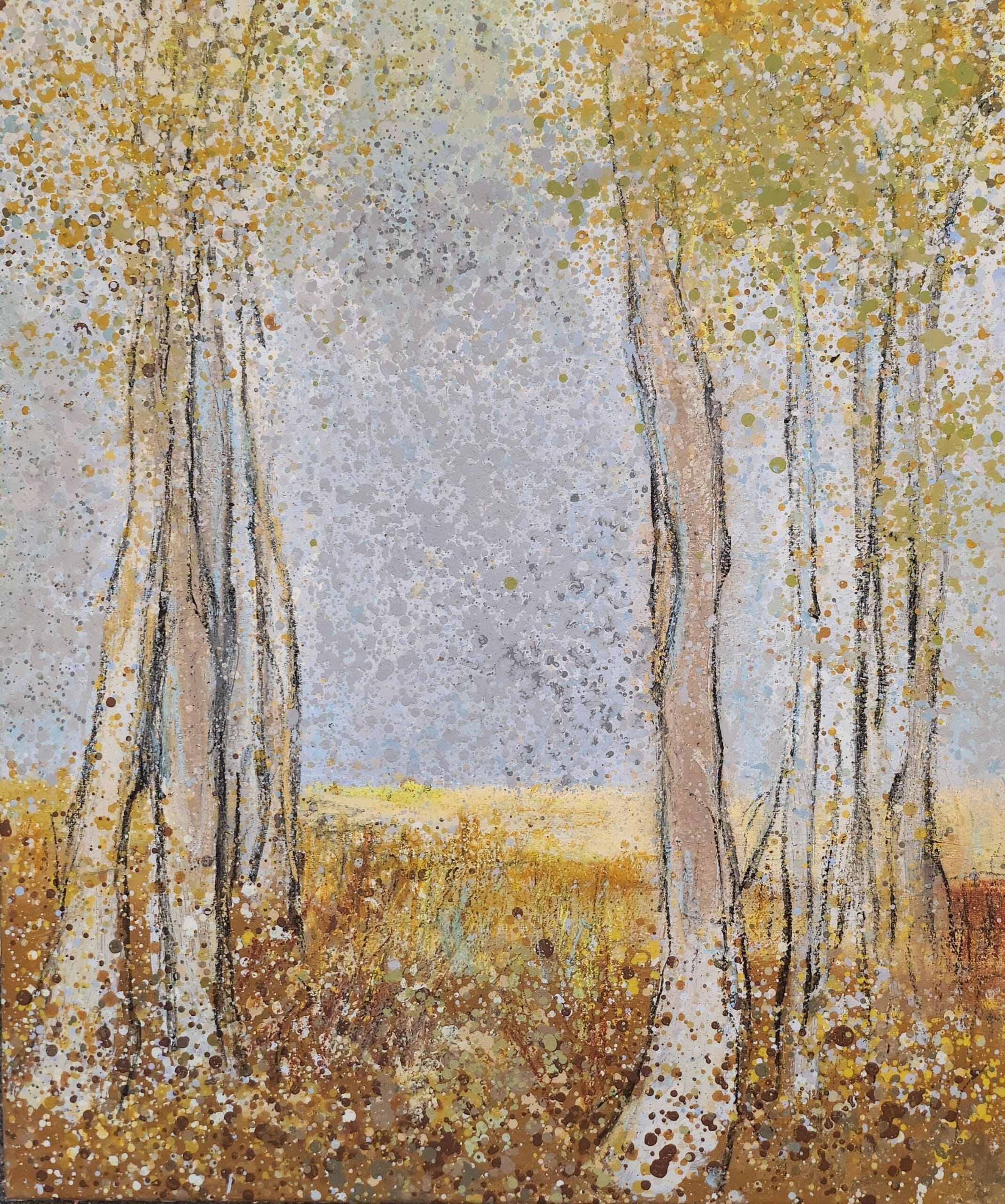 Syksyinen metsä, maalauksellinen värikäs luonto