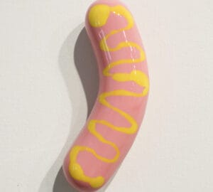 Sausage with mustard