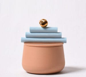 Sculptural Series No. 3/16, light blue